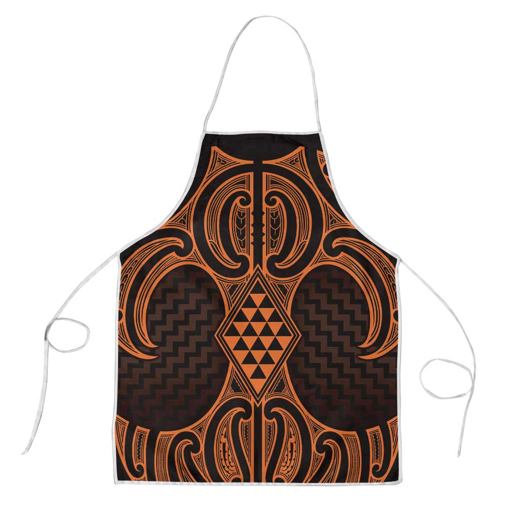 Karaka Maori Ta Moko Poutama Art Apron - Polynesian Pride