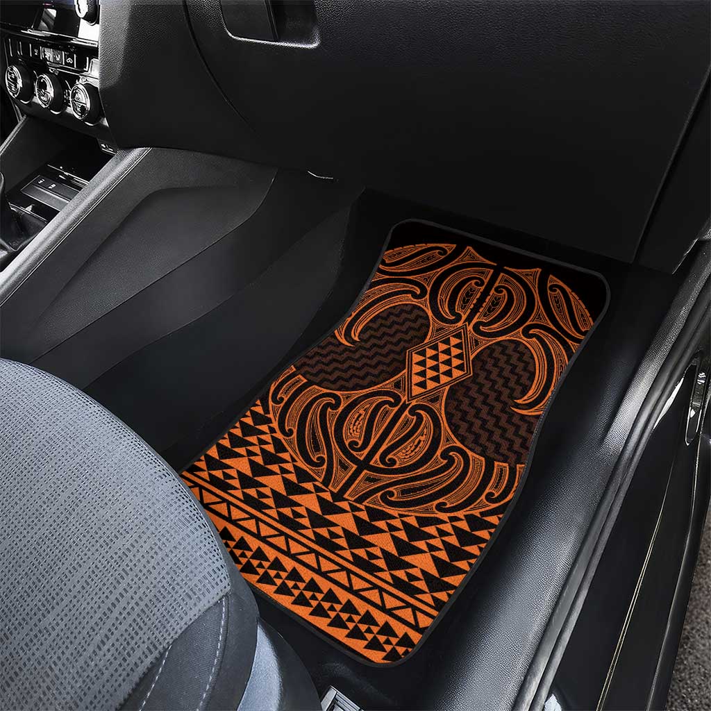 Karaka Maori Ta Moko Poutama Art Car Mats
