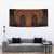 Karaka Maori Ta Moko Poutama Art Tapestry