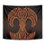 Karaka Maori Ta Moko Poutama Art Tapestry