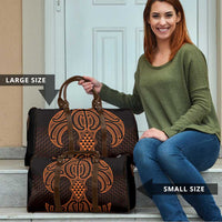 Karaka Maori Ta Moko Poutama Art Travel Bag LT9 - Polynesian Pride
