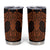 Karaka Maori Ta Moko Poutama Art Tumbler Cup