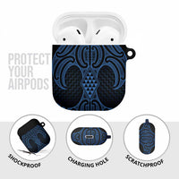 Kikorangi Maori Ta Moko Poutama Art AirPods Case LT9 - Polynesian Pride