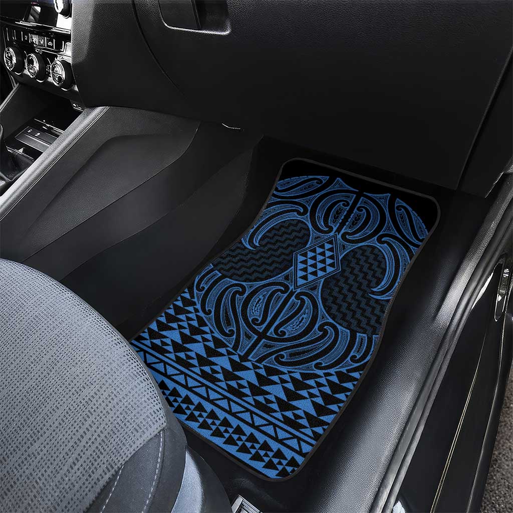 Kikorangi Maori Ta Moko Poutama Art Car Mats