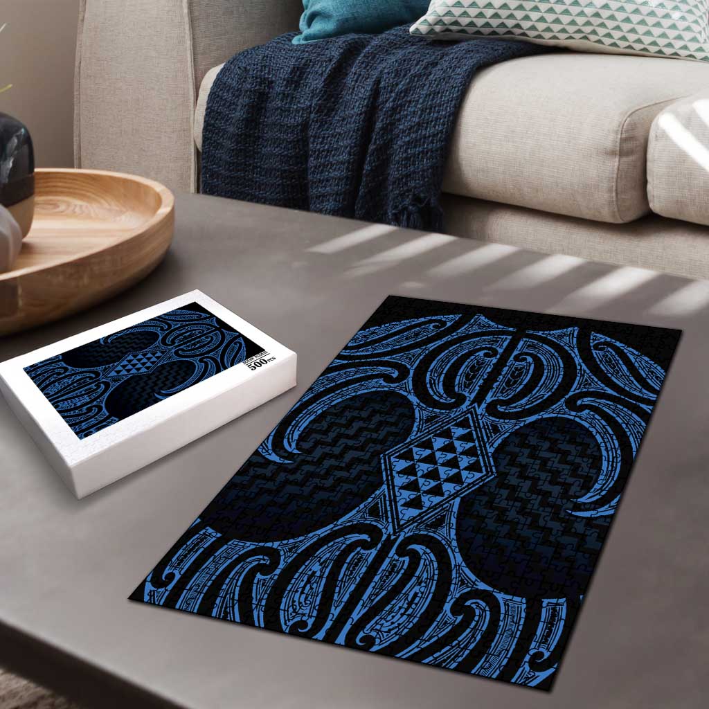 Kikorangi Maori Ta Moko Poutama Art Puzzle - Polynesian Pride