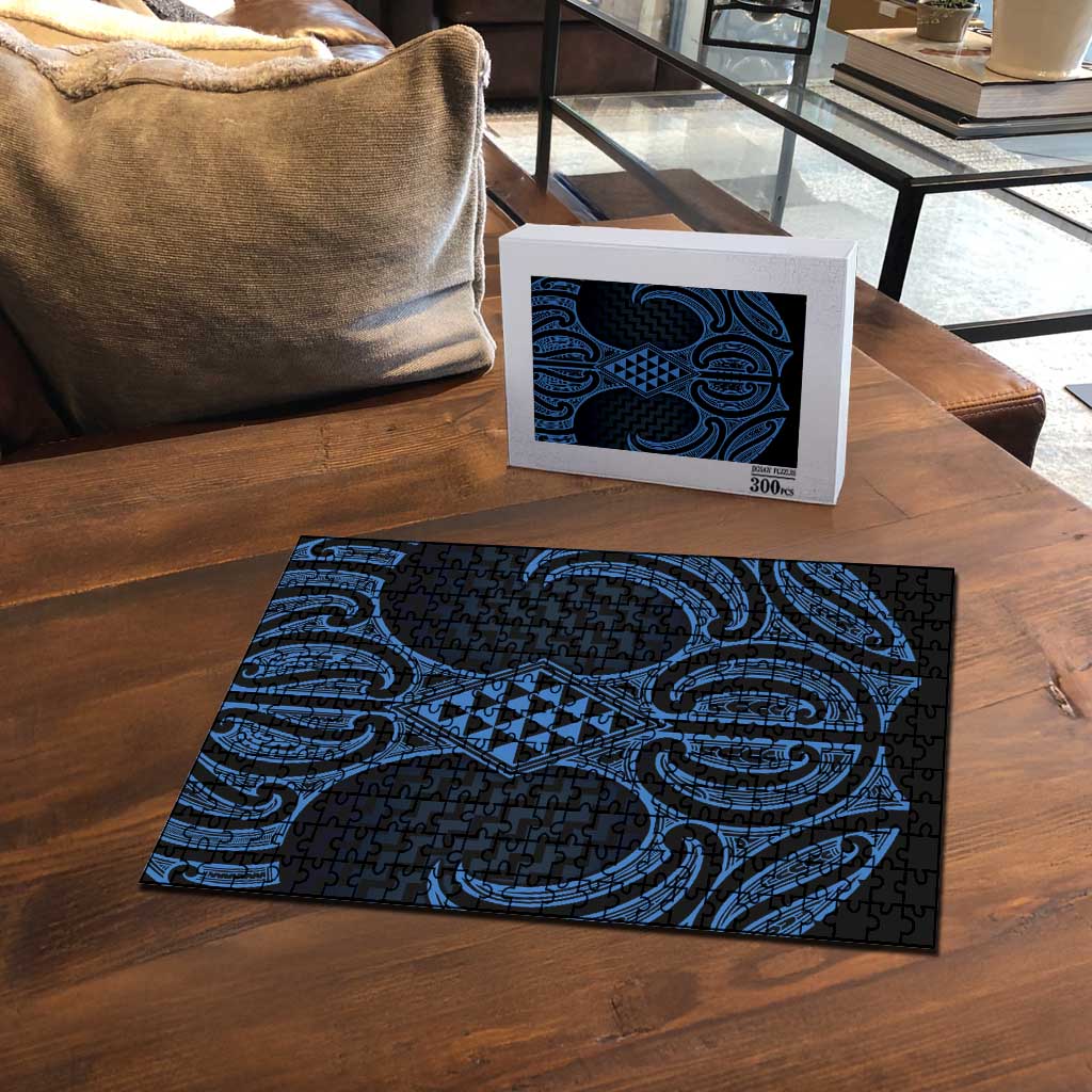 Kikorangi Maori Ta Moko Poutama Art Puzzle - Polynesian Pride