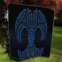 Kikorangi Maori Ta Moko Poutama Art Quilt LT9 - Polynesian Pride