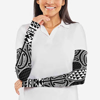 Ma Maori Ta Moko Poutama Art Arm Sleeves - Polynesian Pride