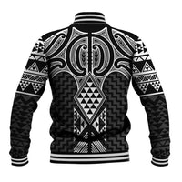 Ma Maori Ta Moko Poutama Art Baseball Jacket