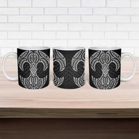 Ma Maori Ta Moko Poutama Art Ceramic Mug - Polynesian Pride