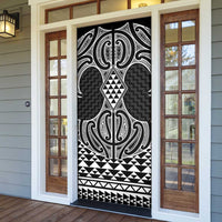 Ma Maori Ta Moko Poutama Art Door Cover LT9 - Polynesian Pride