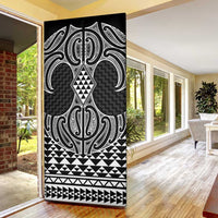 Ma Maori Ta Moko Poutama Art Door Cover LT9 - Polynesian Pride