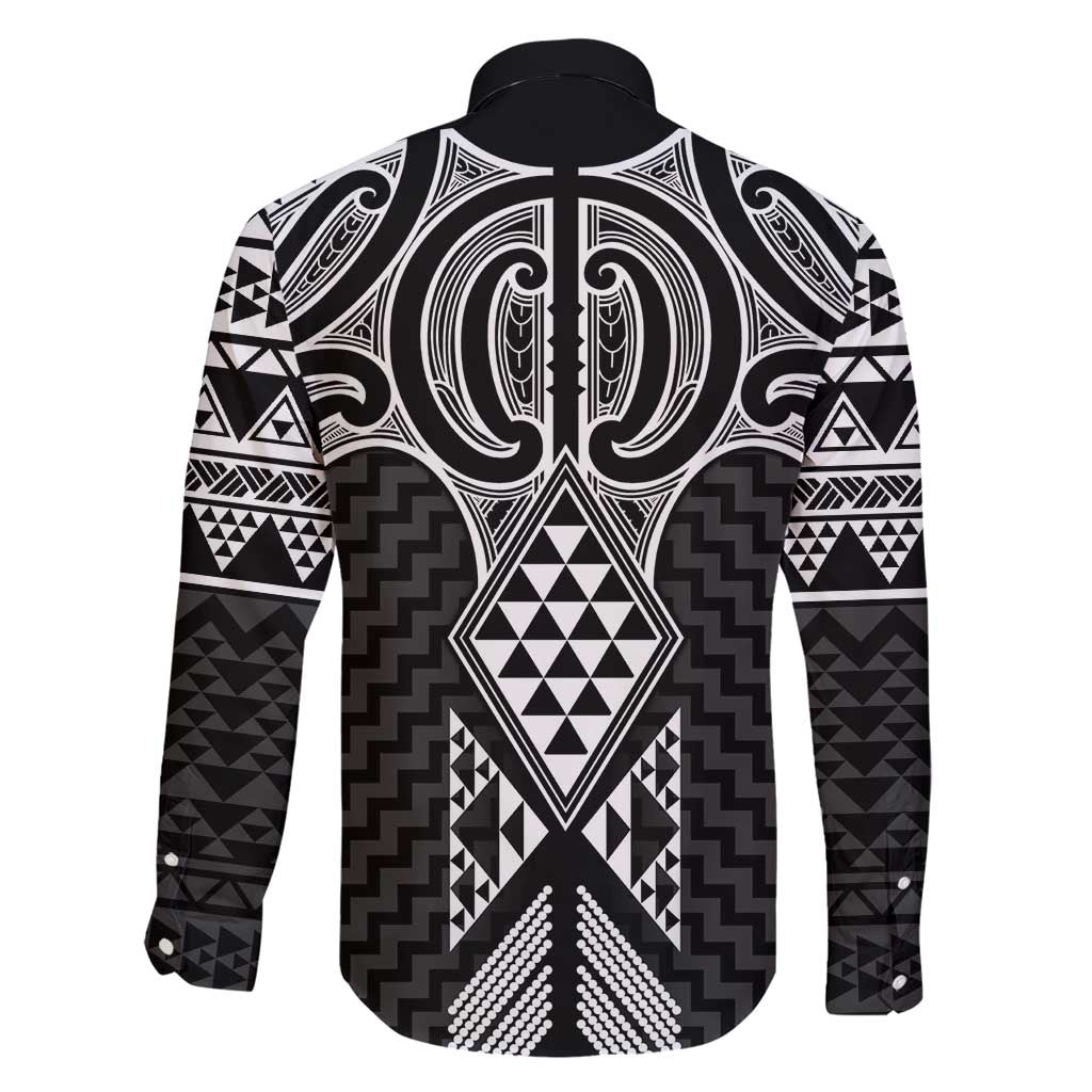 Ma Maori Ta Moko Poutama Art Family Matching Short Sleeve Bodycon Dress and Hawaiian Shirt LT9 - Polynesian Pride