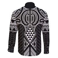 Ma Maori Ta Moko Poutama Art Family Matching Tank Maxi Dress and Hawaiian Shirt LT9 - Polynesian Pride
