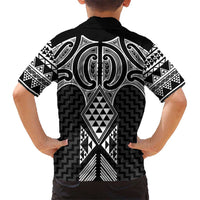 Ma Maori Ta Moko Poutama Art Kid Hawaiian Shirt