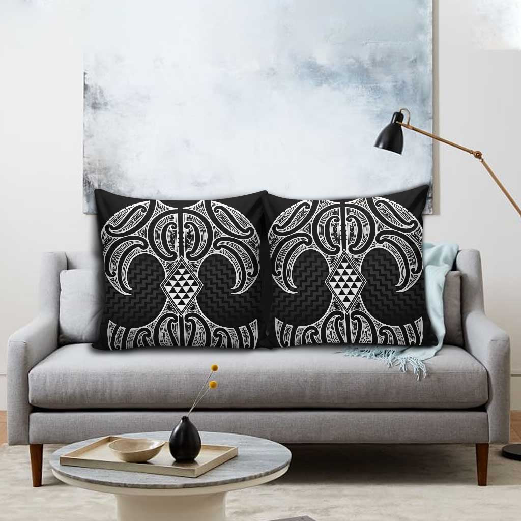 Ma Maori Ta Moko Poutama Art Pillow Cover - Polynesian Pride