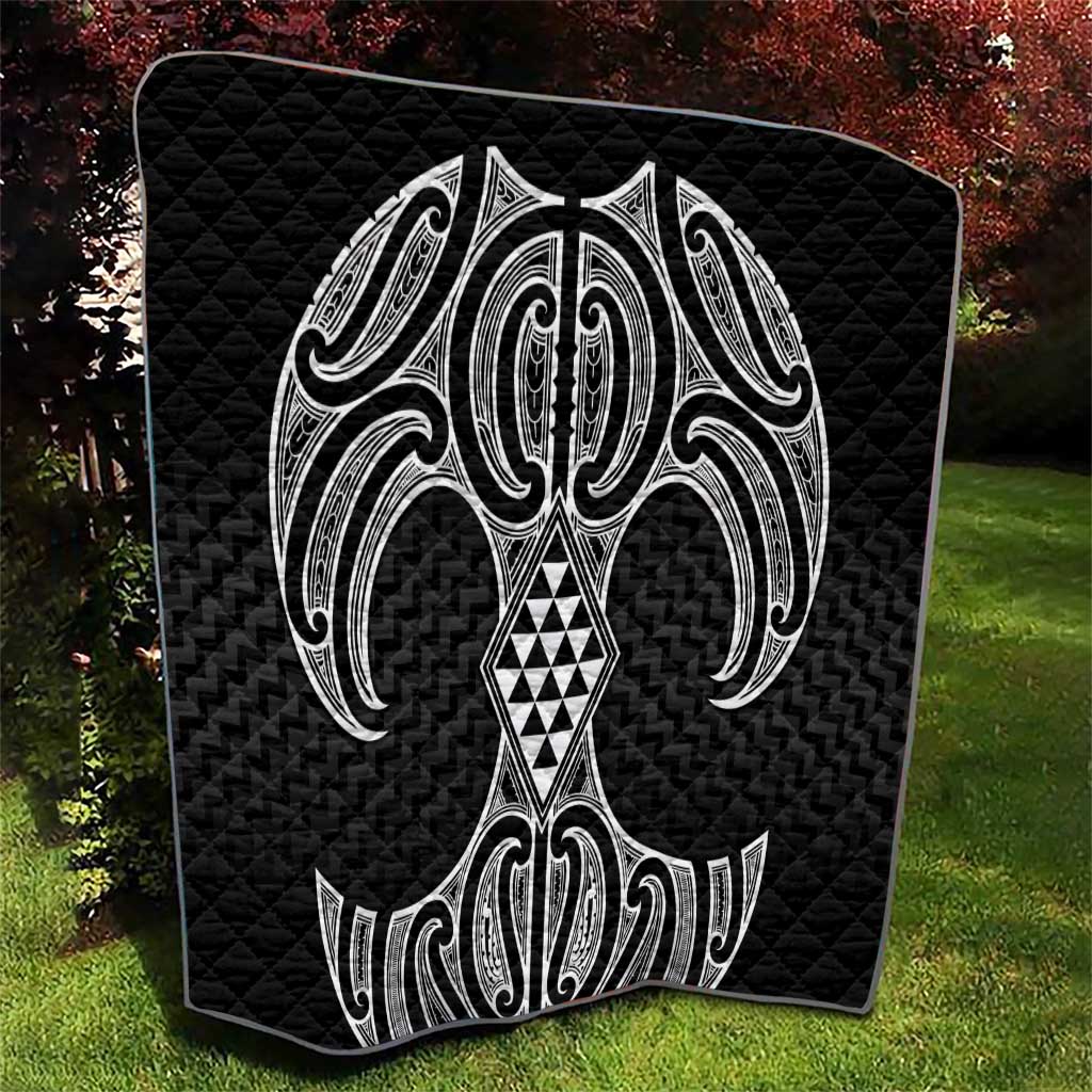 Ma Maori Ta Moko Poutama Art Quilt LT9 - Polynesian Pride