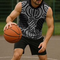 Ma Maori Ta Moko Poutama Art Sleeveless Hoodie LT9 - Polynesian Pride