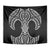Ma Maori Ta Moko Poutama Art Tapestry