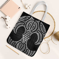 Ma Maori Ta Moko Poutama Art Tote Bag LT9 White Strap One Size White - Polynesian Pride