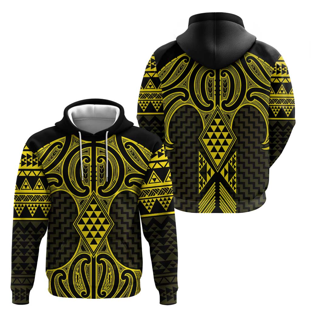 Mahi-dawg Maori Ta Moko Poutama Art Hoodie