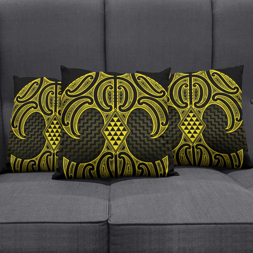 Mahi-dawg Maori Ta Moko Poutama Art Pillow Cover - Polynesian Pride