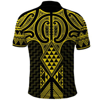 Mahi-dawg Maori Ta Moko Poutama Art Polo Shirt LT9 - Polynesian Pride