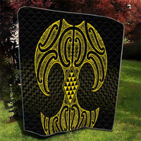 Mahi-dawg Maori Ta Moko Poutama Art Quilt LT9 - Polynesian Pride