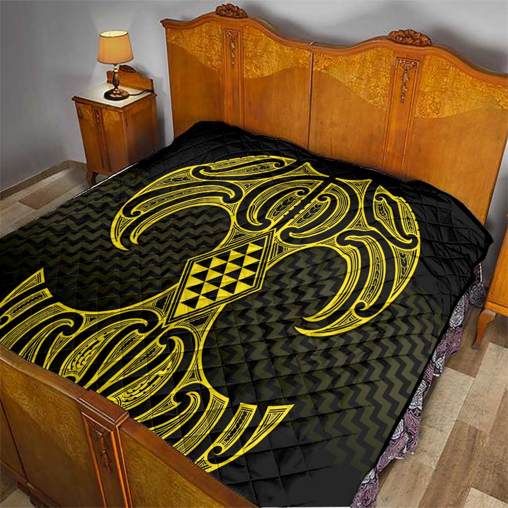 Mahi-dawg Maori Ta Moko Poutama Art Quilt LT9 - Polynesian Pride