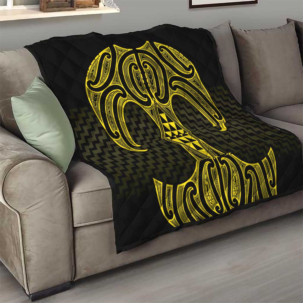 Mahi-dawg Maori Ta Moko Poutama Art Quilt LT9 - Polynesian Pride