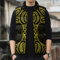 Mahi-dawg Maori Ta Moko Poutama Art Sleeveless Puffer Jacket - Polynesian Pride