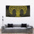 Mahi-dawg Maori Ta Moko Poutama Art Tapestry