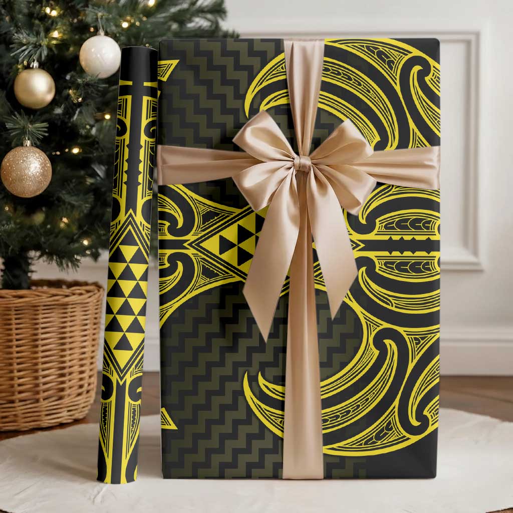 Mahi-dawg Maori Ta Moko Poutama Art Wrapping Paper - Polynesian Pride