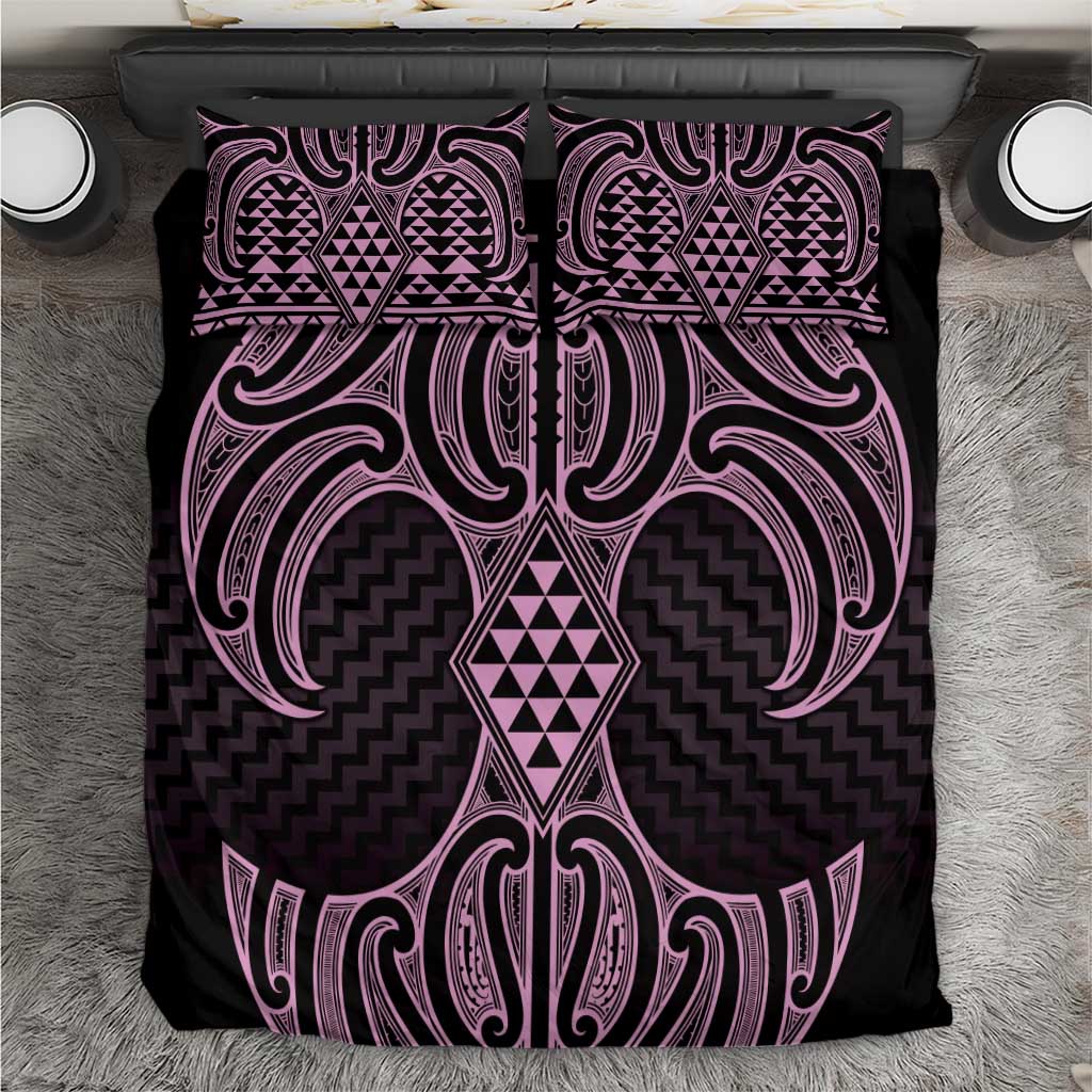 Mawhero Maori Ta Moko Poutama Art Bedding Set