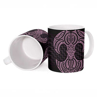 Mawhero Maori Ta Moko Poutama Art Ceramic Mug - Polynesian Pride