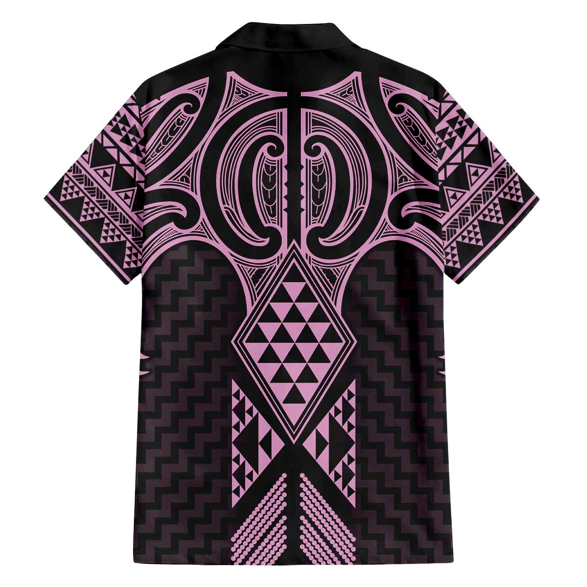 Mawhero Maori Ta Moko Poutama Art Family Matching Off The Shoulder Long Sleeve Dress and Hawaiian Shirt LT9 - Polynesian Pride