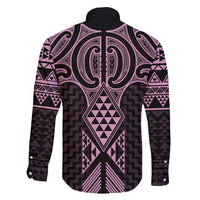 Mawhero Maori Ta Moko Poutama Art Family Matching Off Shoulder Short Dress and Hawaiian Shirt LT9 - Polynesian Pride
