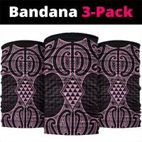 Mawhero Maori Ta Moko Poutama Art Neck Gaiter - Polynesian Pride