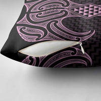 Mawhero Maori Ta Moko Poutama Art Pillow Cover - Polynesian Pride