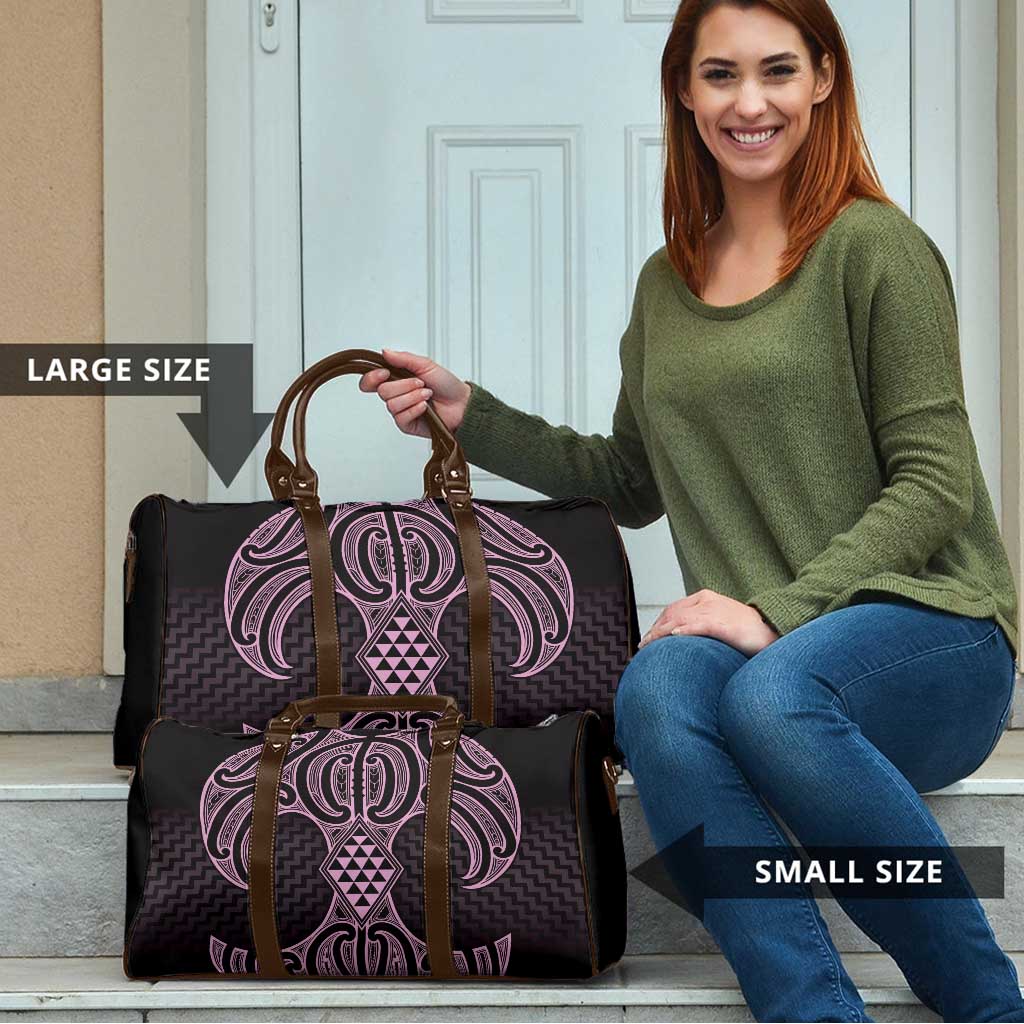 Mawhero Maori Ta Moko Poutama Art Travel Bag - Polynesian Pride