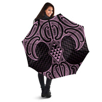 Mawhero Maori Ta Moko Poutama Art Umbrella LT9 - Polynesian Pride