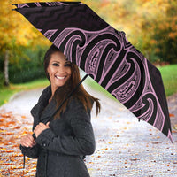 Mawhero Maori Ta Moko Poutama Art Umbrella LT9 - Polynesian Pride