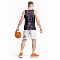 Waiporoporo Maori Ta Moko Poutama Art Basketball Jersey LT9 - Polynesian Pride