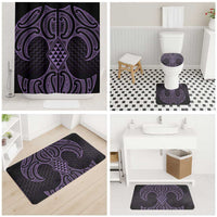 Waiporoporo Maori Ta Moko Poutama Art Bathroom Set - Polynesian Pride