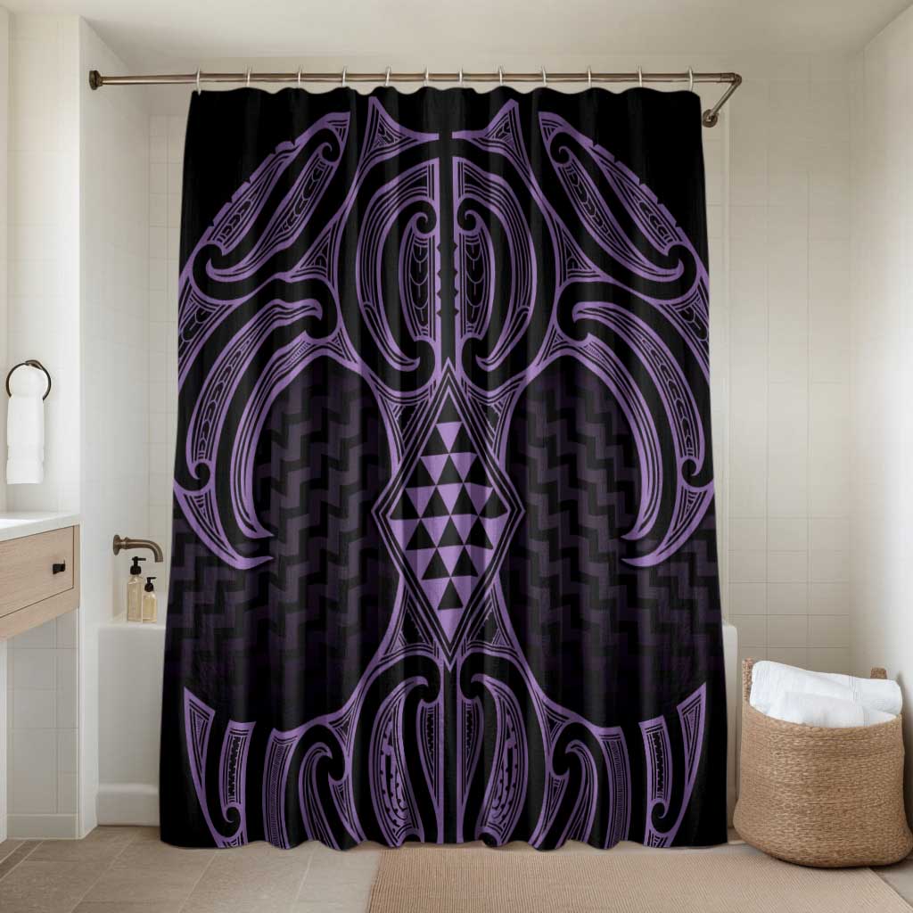 Waiporoporo Maori Ta Moko Poutama Art Bathroom Set - Polynesian Pride