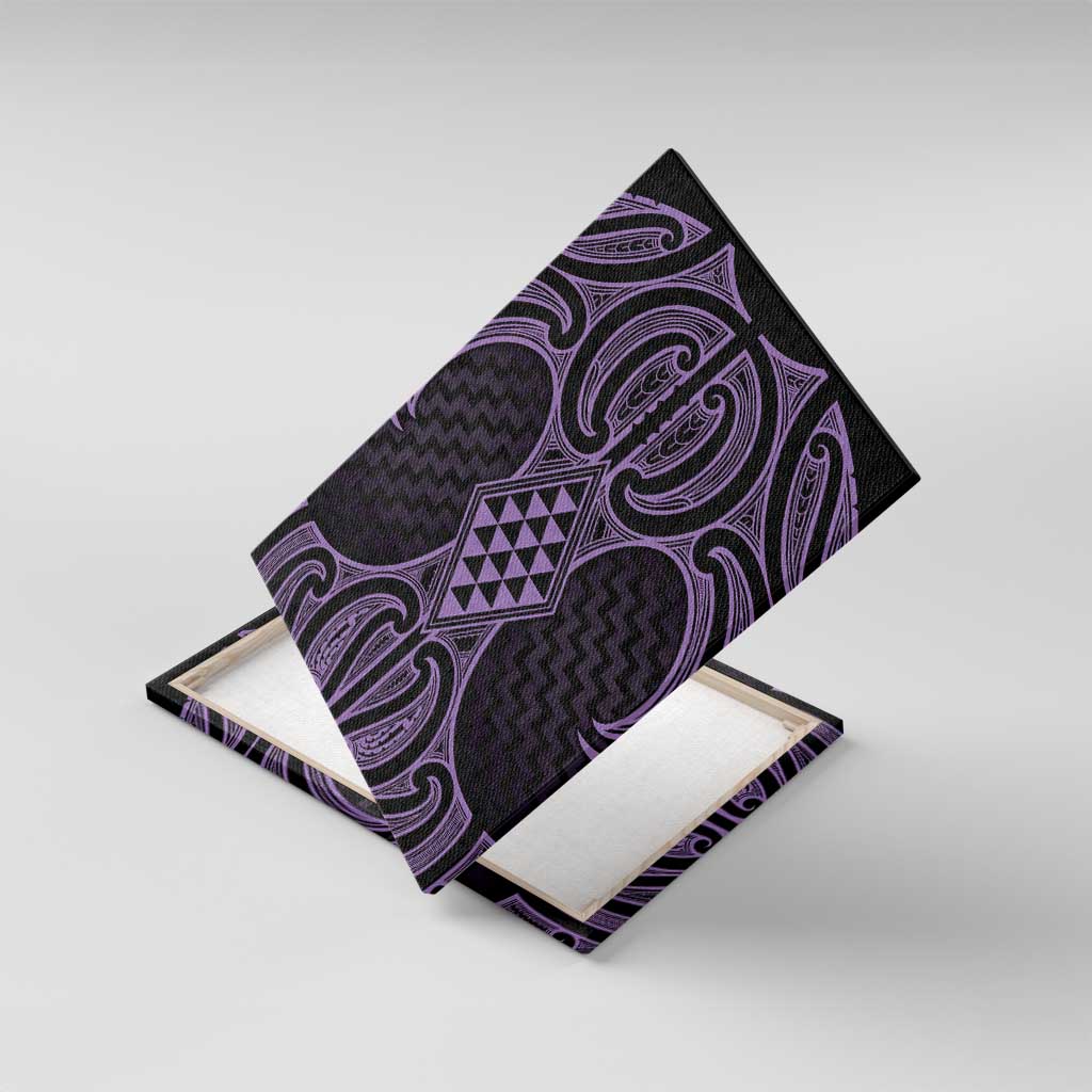 Waiporoporo Maori Ta Moko Poutama Art Canvas Wall Art