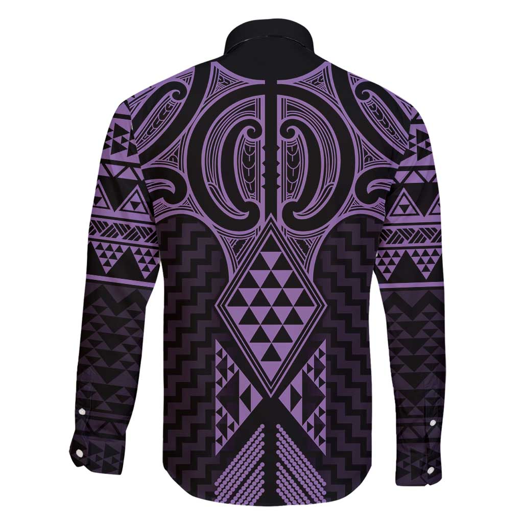 Waiporoporo Maori Ta Moko Poutama Art Family Matching Summer Maxi Dress and Hawaiian Shirt LT9 - Polynesian Pride