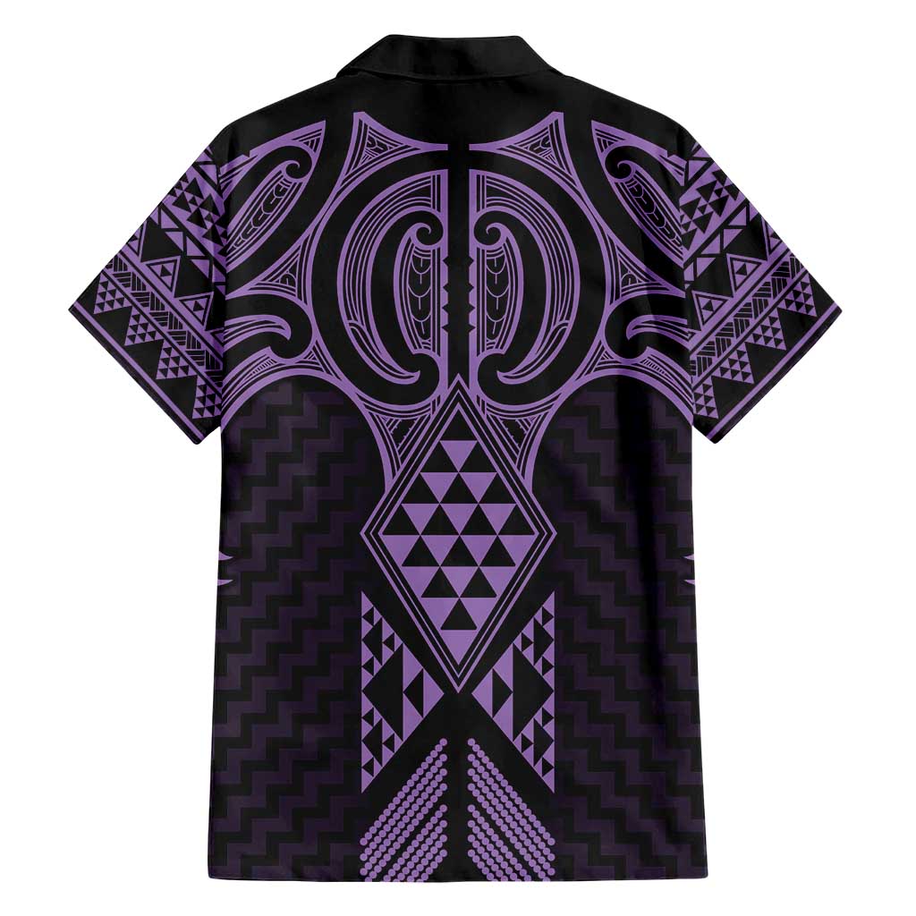 Waiporoporo Maori Ta Moko Poutama Art Hawaiian Shirt