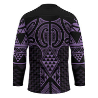 Waiporoporo Maori Ta Moko Poutama Art Hockey Jersey LT9 - Polynesian Pride