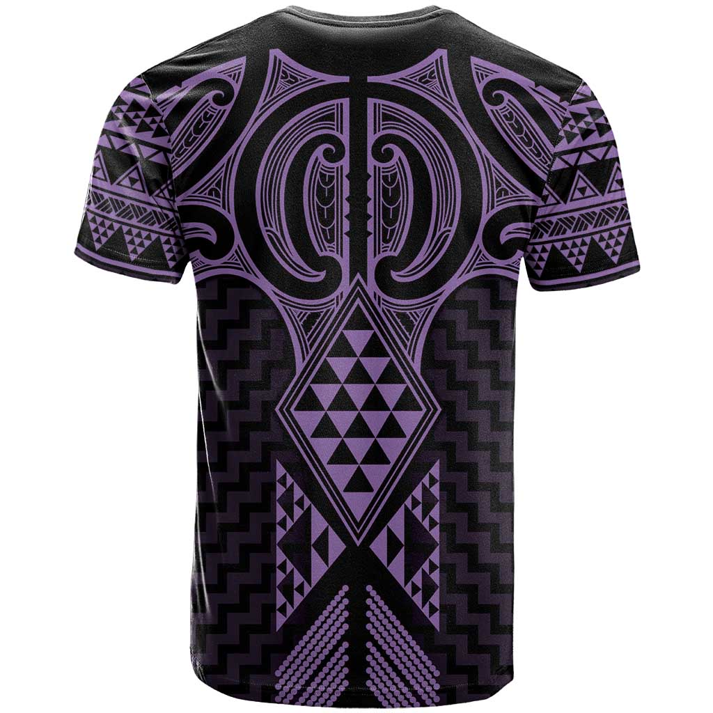Waiporoporo Maori Ta Moko Poutama Art T Shirt